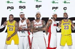 詹(zhān)姆斯在五个位置上(shàng)都打出超巨表现！历史唯一(yī)！