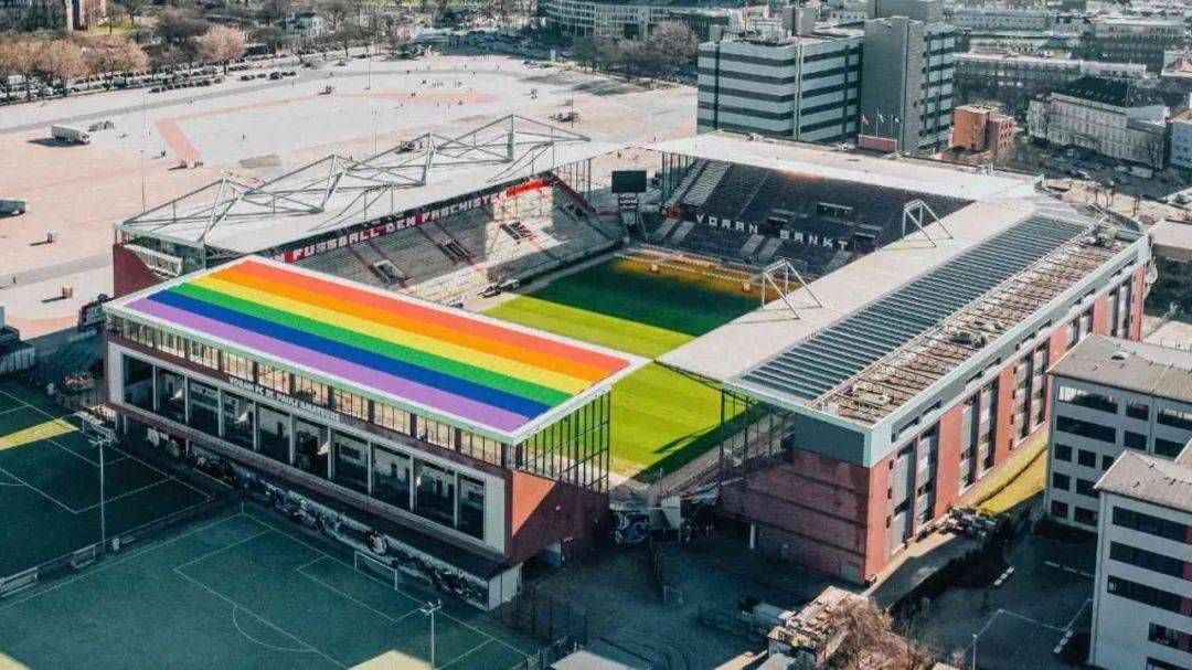 全球首个！德甲圣保利球场将覆盖巨型彩虹光伏系统