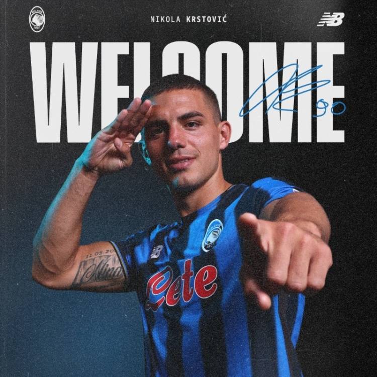 官方:莱切前锋克尔斯托维奇加盟亚特兰大,转会费2500万欧+浮动