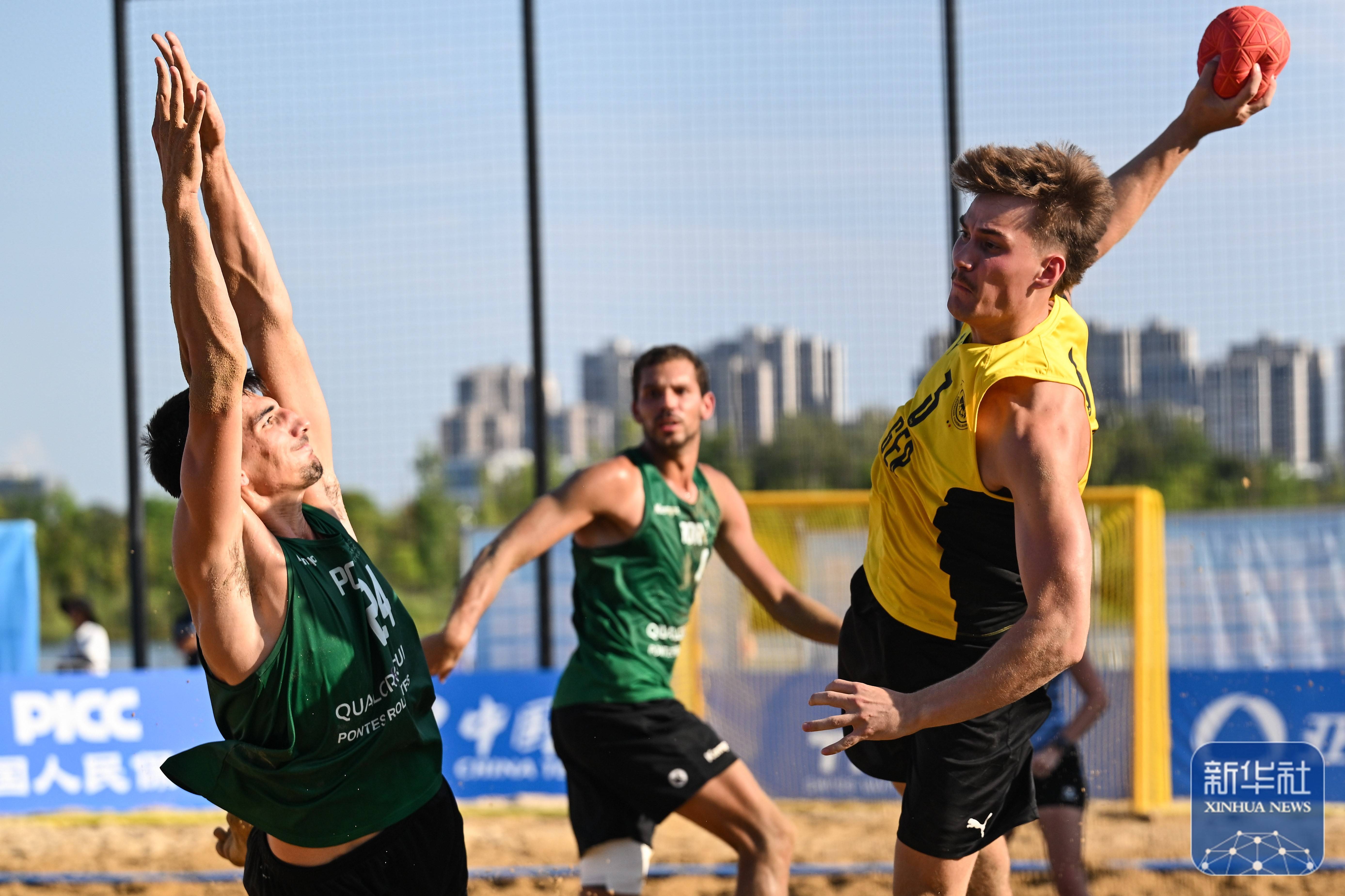 成都世运会|沙滩手球男子决赛:德国队夺冠