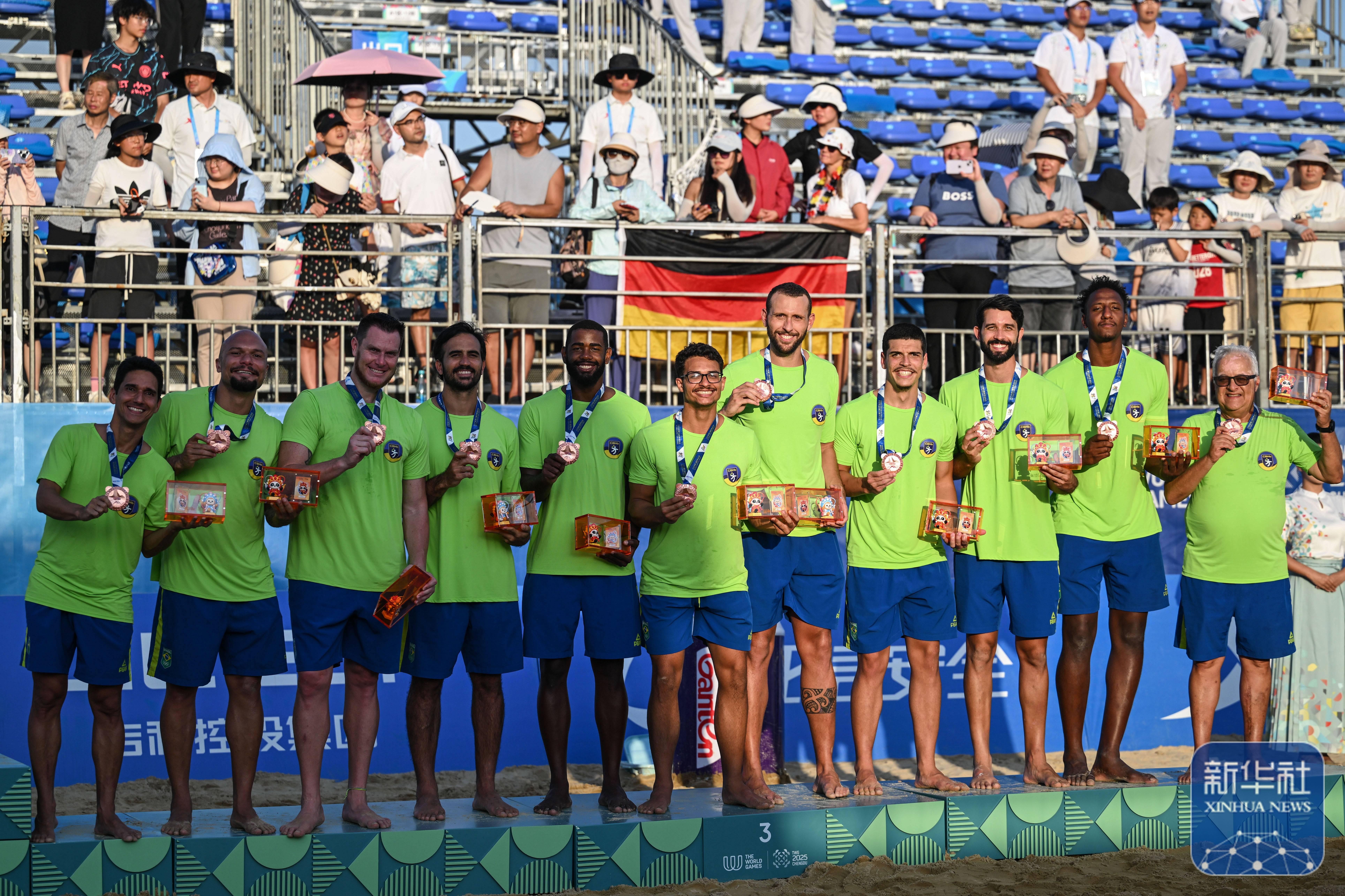 成都世运会|沙滩手球男子决赛:德国队夺冠